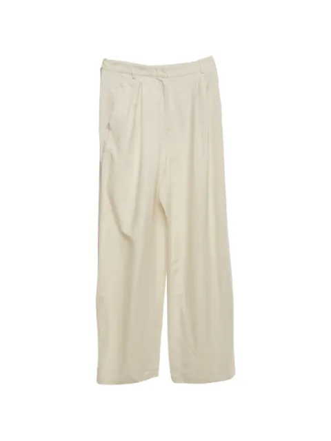 Weekend Max Mara pleated wide-leg trousers Neutrals 1177451