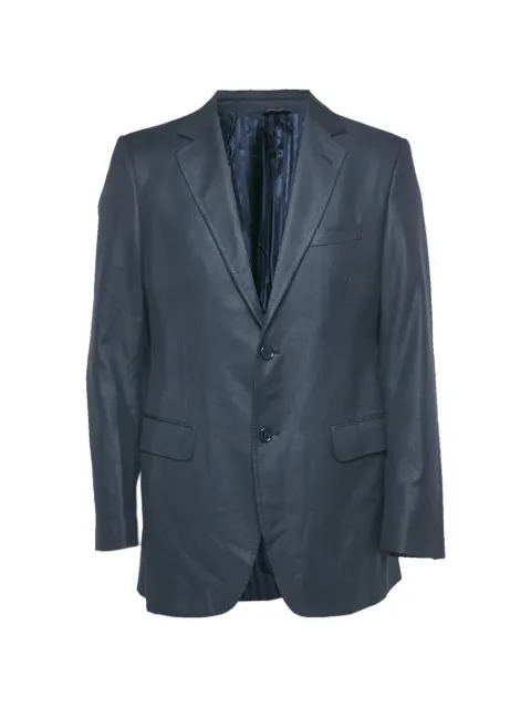 Dolce & Gabbana Pre-Owned notched-lapels single-breasted blazer Blue 1177518