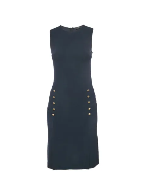 JOSEPH button-accents sleeveless dress Blue 1181917