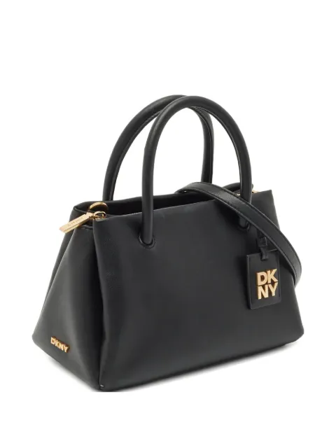 DKNY 2020s leather top-handle tote Black 1173739