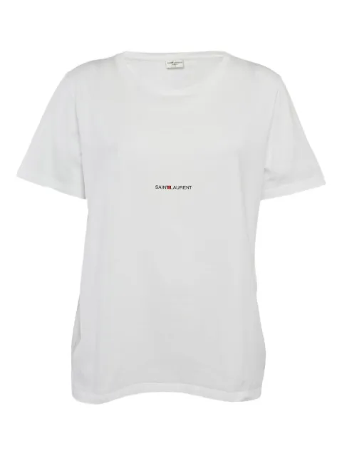 Saint Laurent Pre-Owned logo-print t-shirt White 1165536