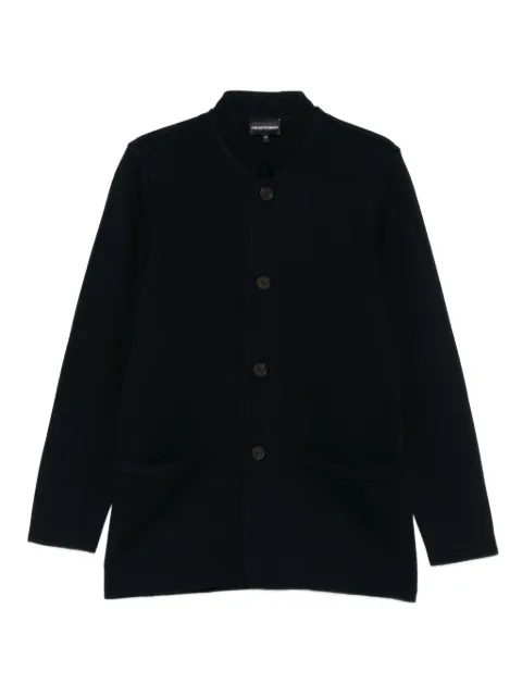 Emporio Armani wool shirt jacket Black EM001961AF18173