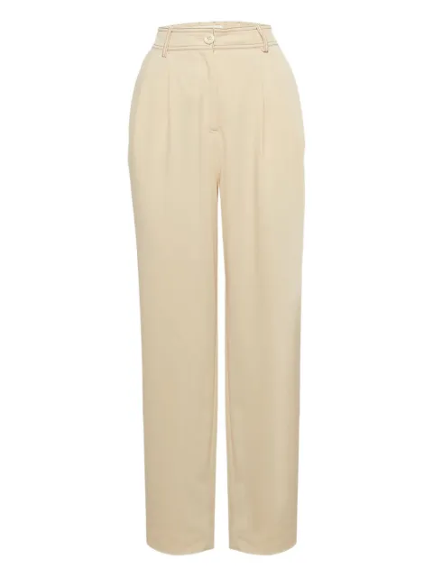 See by Chloé contrast-stitch trousers Neutrals 1175238