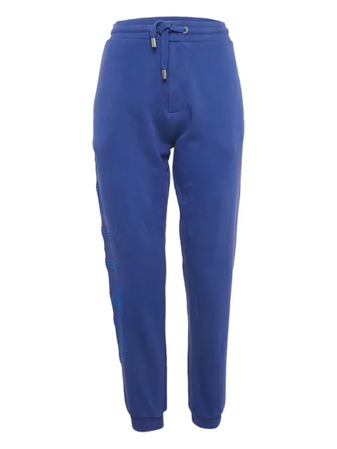 Kenzo Pre-Owned logo-detail track pants Blue 1169689