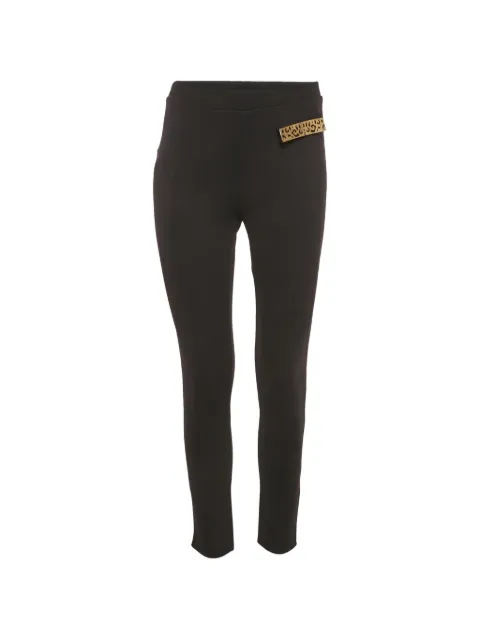 Cavalli Class gabardine leggings Black 1172493