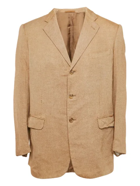 Ermenegildo Zegna Vintage single-breasted blazer Brown 1169692