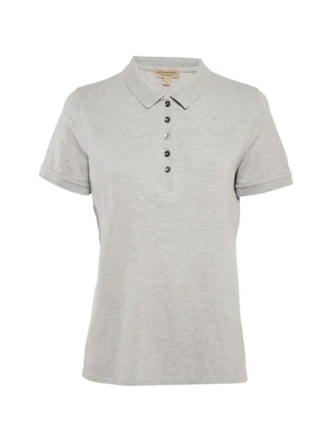 Burberry Pre-Owned logo polo top Grey 1169727