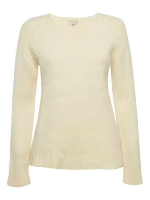 Balenciaga Pre-Owned rib-knit sweater Neutrals 1165956