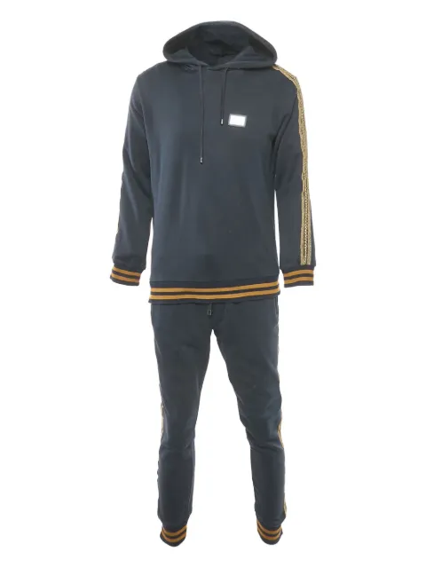 Dolce & Gabbana Pre-Owned stripe-detail tracksuit Blue 1169863