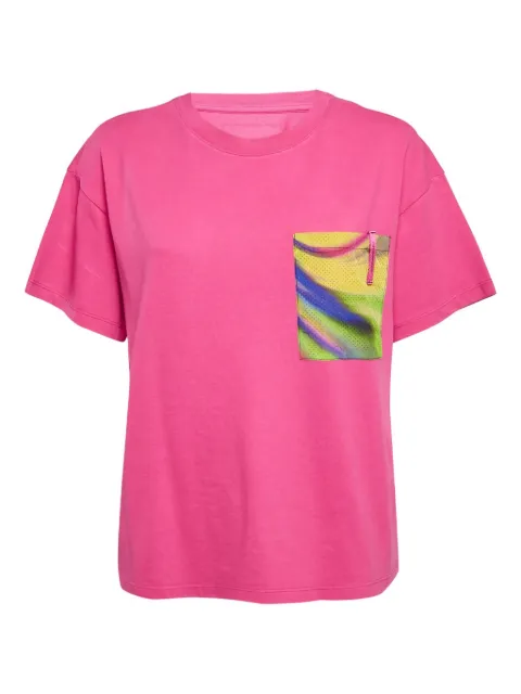 Emporio Armani Pre-Owned crew-neck cotton T-shirt Pink 1163284