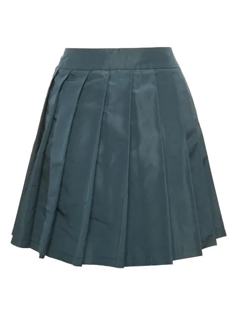 Miu Miu Pre-Owned pleated mini skirt Blue 1167268