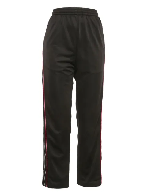Balenciaga Pre-Owned logo-stripe track pants Black 1163633