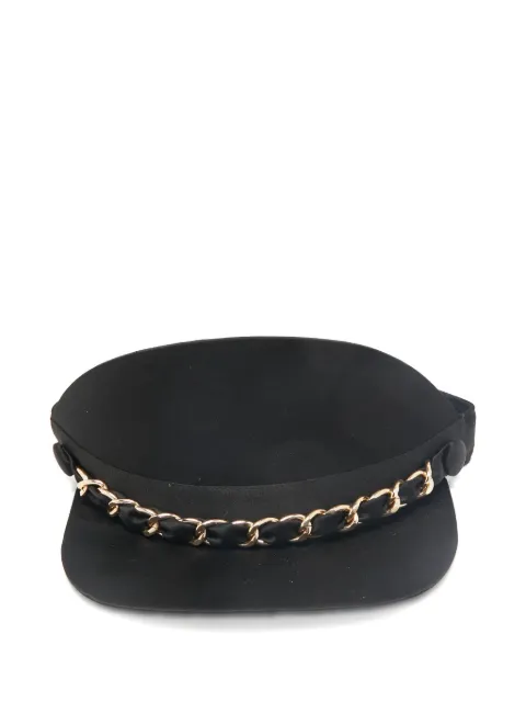 Eugenia Kim chain-detail visor Black 1159218