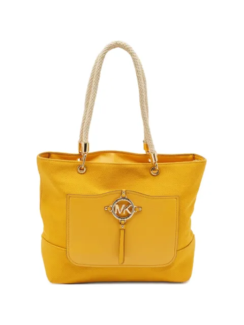 Michael Kors Vintage logo-detail shoulder bag Yellow 1144313