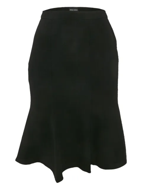 Armani Vintage silk skirt Black 1119636