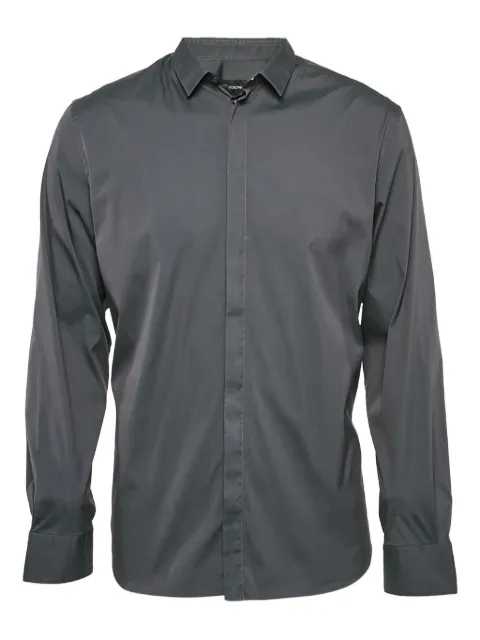 Emporio Armani Pre-Owned cotton shirt Grey 1066804