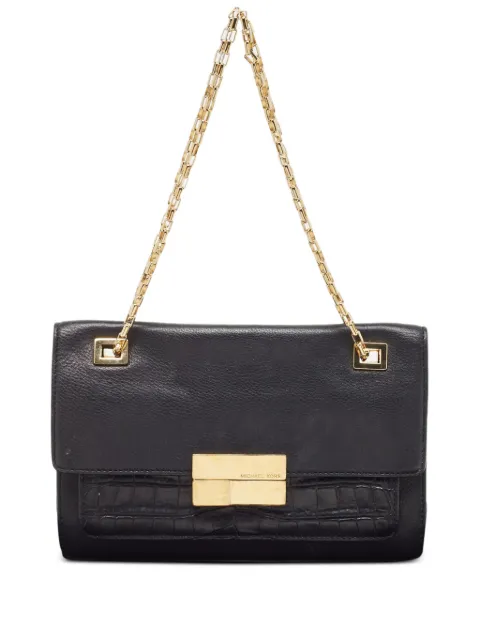 Michael Kors Vintage 2000s leather flap chain bag Black 922134