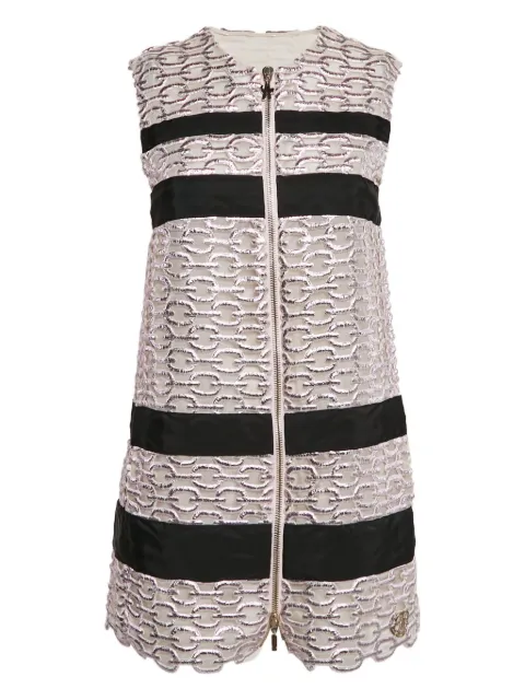 Moncler chain-link sleeveless dress Grey 1053941