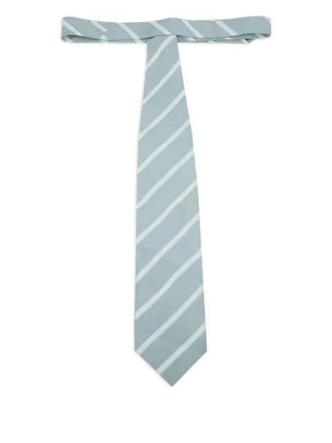 Giorgio Armani Pre-Owned striped tie Grey 55291