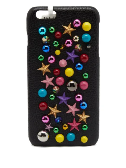 Dolce & Gabbana Pre-Owned star-embellished iPhone 6 case Black 670196