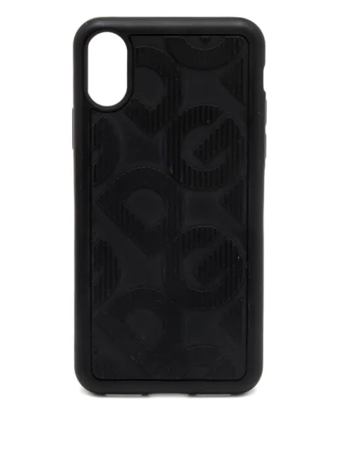 Dolce & Gabbana Pre-Owned logo-embossed phone case Black 677028