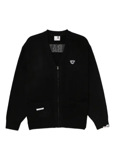 AAPE BY *A BATHING APE® Moonface cardigan Black AKNB384XXP