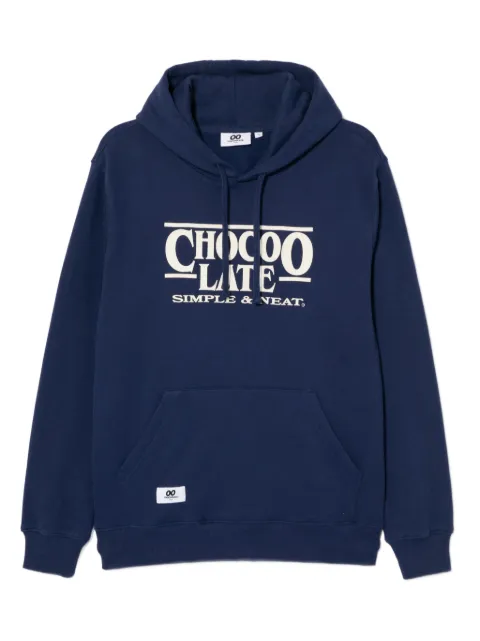 CHOCOOLATE logo-embossed hoodie Blue B1XSWM00225X