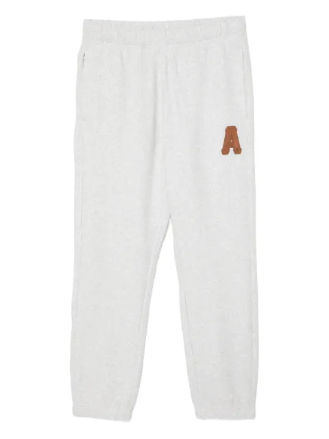 AAPE BY *A BATHING APE® logo-embossed trousers Grey APTC637XAP