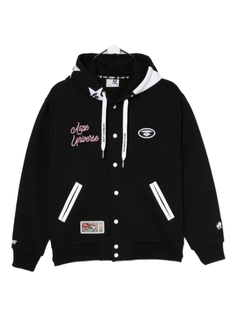AAPE BY *A BATHING APE® Moonface bomber jacket Black ASWC392XXP