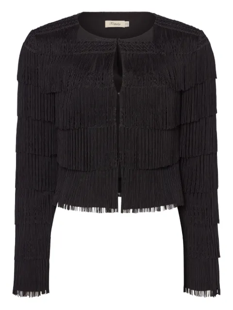 Temperley London layered-design jacket Black 25AWFRI54947