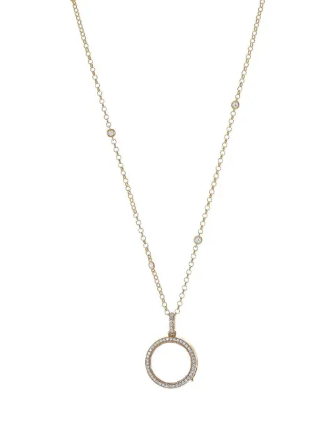 Loquet 18K yellow gold Helios diamond necklace Gold SETLDIACHN