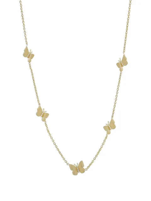 Tanya Farah 18kt yellow gold Five Station Diamond necklace Gold NBFLY5STXGLD