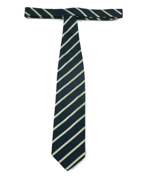 Giorgio Armani Pre-Owned striped tie Neutrals 55294