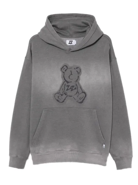 izzue graphic-print hoodie Grey IZXSWM00173X