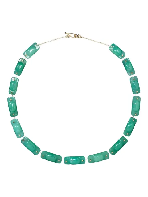 Ten Thousand Things 18K yellow gold Tiles chrysoprase necklace Gold NK1621GGCH