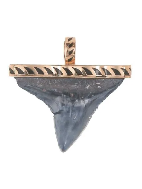 Dezso 18K rose gold shark-tooth pendant Pink WSKTH18GRANDEBLACK