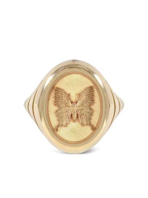 Retrouvaí 14K yellow gold Grandfather signet ring Gold RI025002
