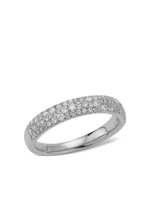 Dana Rebecca Designs 18K white diamond large Sylvie Rose diamond ring Silver R2371