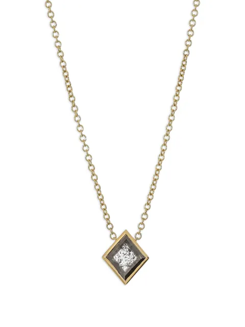 NIMO WITH LOVE 18K yellow gold The Bezel diamond necklace Gold NK2475