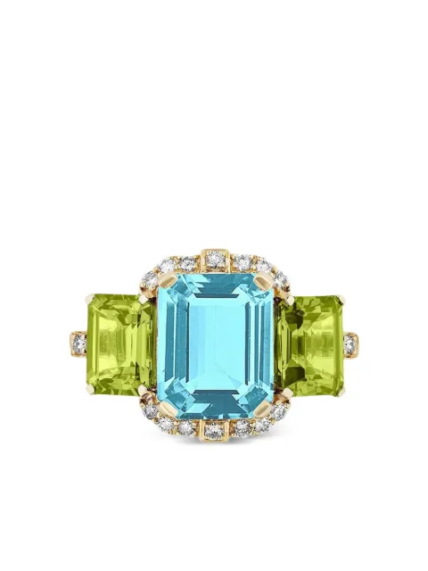 Goshwara rose gold Gossip multi-stone ring Gold JR0299BTPEY