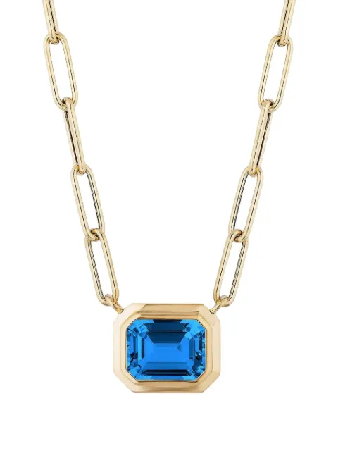 Goshwara 18K yellow gold emerald pendant Gold JP0125LBTY
