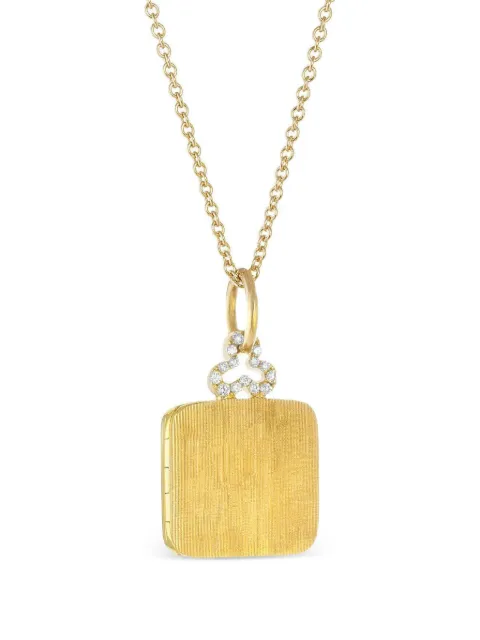 DEVON WOODHILL 18K yellow gold Diamond Trefoil necklace Gold LCLSCPLWMBCDTF