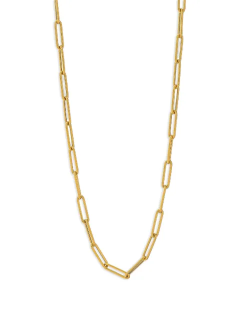 MARISSA DIAMONDS medium 14K yellow gold Paper Clip chain necklace Gold MEDPPRCLP36