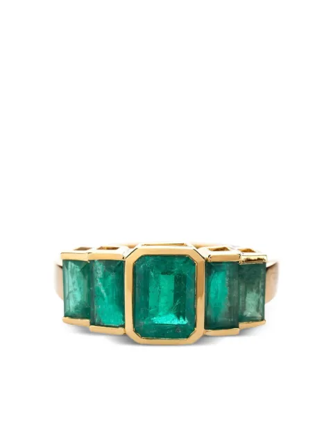 YI Collection 18K yellow gold emerald ring Yellow HREE