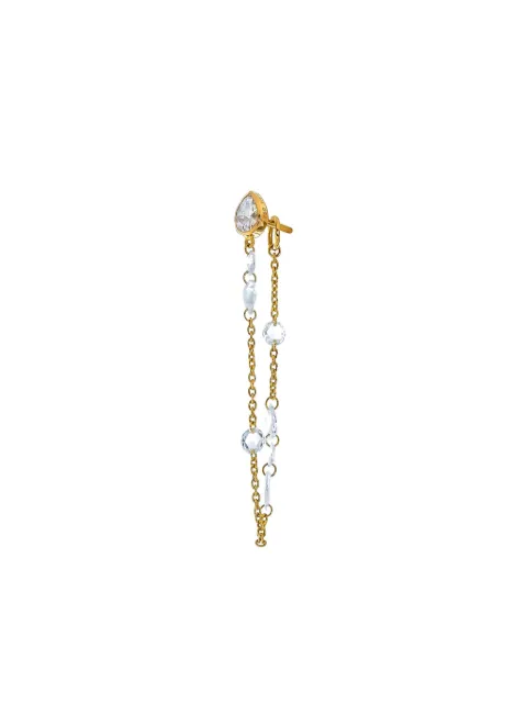 Logan Hollowell 18K yellow gold Eau De Rose diamond earrings Gold LHE1378YGWDS