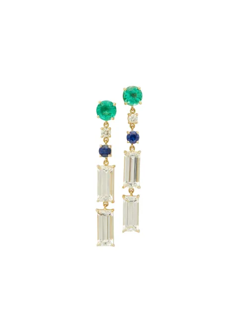 YI Collection 18k yellow gold Shanghai multi-stone earrings Gold EEDSWT