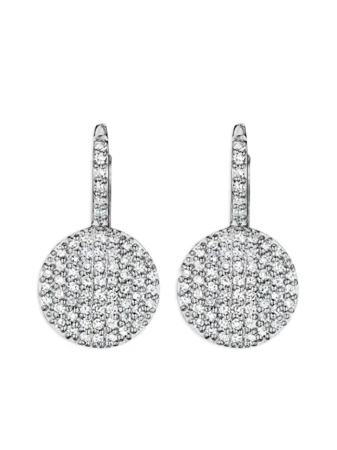 PHILLIPS HOUSE 14K white gold petite Infinity diamond earrings Silver E20013PDW