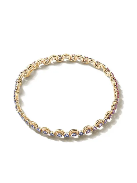 State Property 18K yellow gold Edessa Mist sapphire tennis bracelet Gold EDSACB187YGMSSFLB65