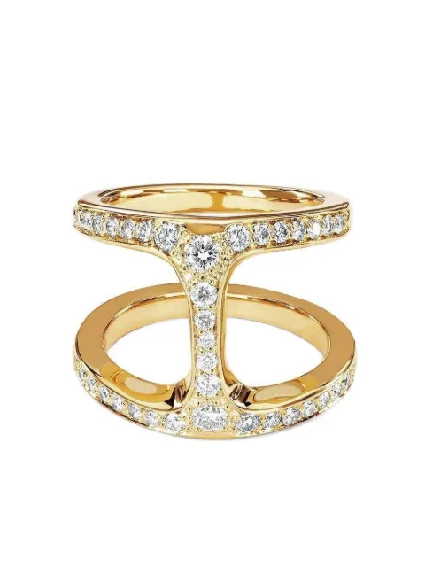 HOORSENBUHS 18K yellow gold Dame Phantom diamond ring Gold HB010DYGWD7