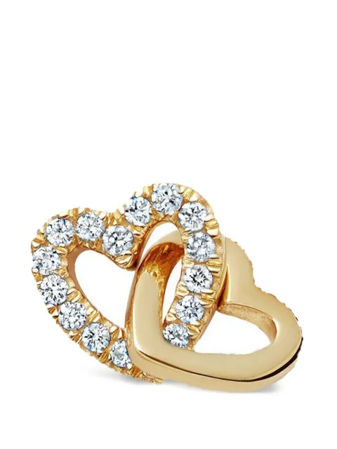 Loquet 18K yellow gold Linked Hearts charm Gold CHMREGLNKHRT18YG